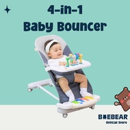 Hibobi 4 in 1 Multifunctional Baby Bounce Blue