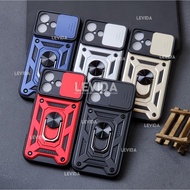 iphone 16 iphone 16 Plus iphone 16 Pro iphone 16 Pro Max Case Robot Slide Camera Protect + Ringstand