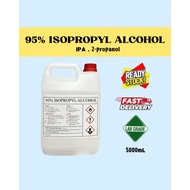 Isopropyl Alcohol 95% (IPA 95%, Rubbing alcohol 异丙醇 75%)| Sanitizer消毒剂 | Fast Delivery | 5L