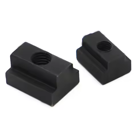 M6 M8 M10 M12 M14 M16 T Nut DIN508 Black Finish Grade 8.8 Carbon Steel T-Slot Nut Tapped Through Slo