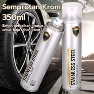 350 ML Chrome Spray Paint / Cat chrome /Anti Karat Warna Stainless / Cat Semprot Chrome / Cat sempro