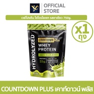 COUNTDOWN PLUS Green Tea Matcha Flavor Hydrolyzed Whey Protein Powder 750g - Sugar-Free Low Fat High
