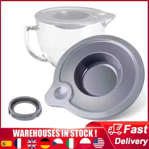 for KitchenAid K5GB 5-Quart Mixer Glass Bowl Holder KSM150PS KSM152PS/KSM155GB Mixers Bowl Cover Com