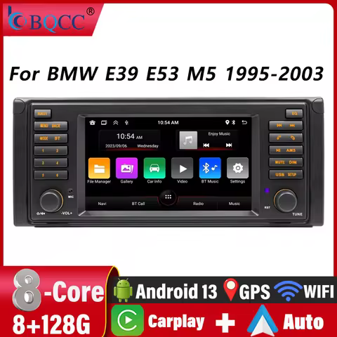 BQCC Car Navigation Car Radio Multimedia Player BMW E53 Dedicated GPS WIFI CarPlay Car Reversing Ima