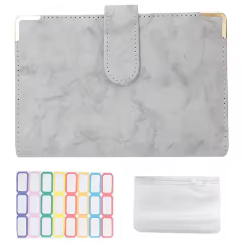 XB-Budget Binder, Budget Binder With Zipper Envelope,Budget Cash Envelope,14 Pieces Of Budget Planne