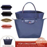 HOT Felt Insert Bag Fits For Longchamp Handbag Liner Bag Organize Cosmetic Bag Felt Cloth Makeup Bag Support Handbag lining Travel Portable Insert Purse Bags
