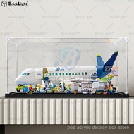 ❤️clear acrylic box for Lego 60367 Passenger Transport Airplane Figure Model Storage Box Transparent