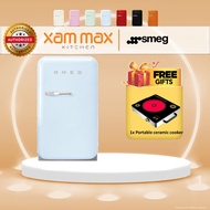 Smeg - FAB5 50s Style Retro Vintage Mini Bar Fridge Refrigerator (Colour Set 2) / One Door / Free St