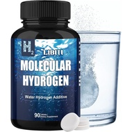 Tablet Air Hidrogen dengan Magnesium - 90 Tablet Penyerapan Cepat Hidrogen Molekul H2 untuk Kesihata