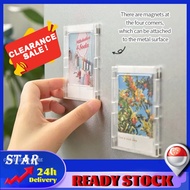 ☑️[CLEARANCE SALE SG] 3inch Magnetic Instax Mini Photo Frame Clear Photocard Instax Holder Fridge DIY Deco 磁吸相框