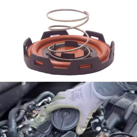 PCV Valve Cover Oil Separator Rebuild Diaphragm + Spring Kit For Audi 3.0T 2009-2017 S4 S5 A6 A7 Q5 