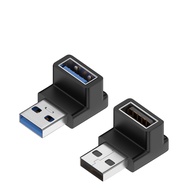 USB3.0 Degree Adapter Male to Female Converter Elbow Male to Female Extension Female Interface Compu