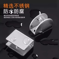 304 Stainless Steel Glass Fixing Clip Tile Clip Card Slot Laminate Support Partition Bracket Bracket