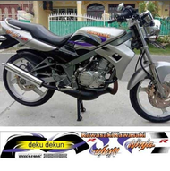 Stiker Striping Ninja R Kis Silver Kuat Divernis