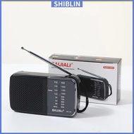 SHIN   KK-218 AM FM Radio Telescopic Antenna Radio Receiver Battery Operated Portable Radio Best Reception For Elder