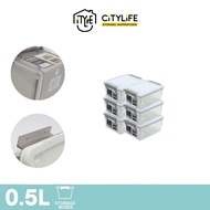 Citylife 0.5L Multi-Purpose Widea Stackable Storage Mini Container Box - XXS X-6314