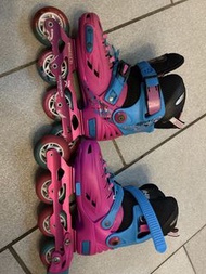兒童單排滾軸溜冰鞋 有鞋袋