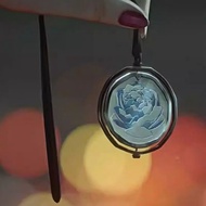 【FSFO】League of Legends Arcane Season 2 Jinx & Ekko Rotating Blue Rose Necklace Toy
