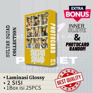 Sultan Squad premium Photocard - 2 sides - 1 Box contains 25 Pcs Pc SULTAN SQUAD kori