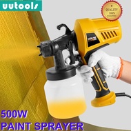 500W Electric Paint Sprayer Gun Cake Chocolate Spray Gun High Pressure Electric Paint Gun Portable Spray Gun Removable