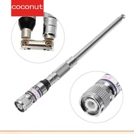 1150mm VHF Radio TNC Antenna Stainless Talkies FM Part Walkie 76-108mhz Antenna FM VHF Radio
