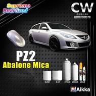 [ PZ2 Abalone Mica Silver Supreme Pearl Metallic ] AK Paint 2K Aikka DIY Aerosol Cat Spray Bottle Si