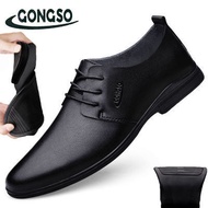 MI0 Official flagship store breathable thin section business casual leather Korean version all-match