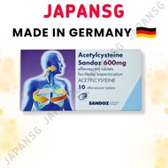 Sandoz Acetylcysteine 600mg Effervescent tablets 10 tablets