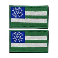 Ncyda Bundle 2 Pieces New York City Police Department NYPD Flag Tactical Patches, 3.54" x 1.97" Inch