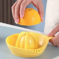 IIRA Plastic Manual Lemon Juicer Hand Pressed Yellow Lemon Presser Portable Large Size Lemon Squeezer Summer