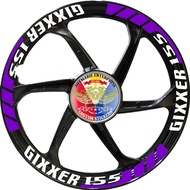 SUZUKI GIXXER 155 DECAL MAG STICKER GOOD FOR 2 MAGS