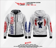 JAKET BELADIRI MUAYTHAI SESI 1 JAKET FULL PRINTING SUBLIMATION