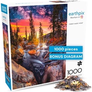 Buffalo Games - Forest Magic Hour - Earthpix - Pemandangan Indah - Teka-Teki Jigsaw 1000 Keping untu