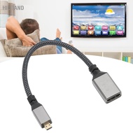 Hilitand Pssopp 4K HD Multimedia Interface Cable  Slim Design 60Hz 18Gbps Transmission Male to Femal