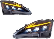 Car Led Headlights Compatible For LEXUS IS IS250 IS300 2006-2012 Upgrade matrix 3 len halogen headli