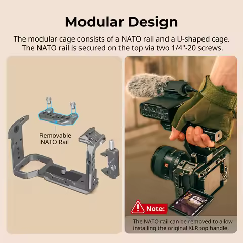 SmallRig FX30 Cage HawkLock Quick Release Advanced Cage Kit for Sony FX3 / FX30, With Cable Clamp Co