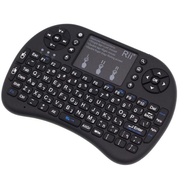 Mini Wireless Keyboard i8 2.4G Handheld Keyboard - Air Mouse Touchpad - Black