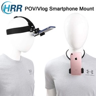 □❈ POV/Vlog Smartphone Head Strap Mount Selfie Neck Holder Mount Kitfor iPhone Samsung Phone GoPro Hero 9 DJI Osmo Action Camera