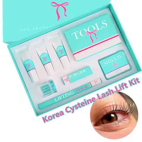 Korea Cysteine Lash Lift Kit Low Irritation Long Lasting 6-8 Weeks Eyelash Perm Curler Enhancer Trea