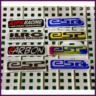 ⎯ Embossed sticker kips racing esp sticker embossed sticker emblem sticker