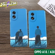 Softcase OPPO A18 - A38 Animation 3 - Softcase Pro Camera - Hp Case - Case - Hp Condom - Latest Case