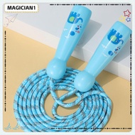 MAGICIAN1 Skipping Ropes, Plastic Handle Training Jump Rope, Portable Cotton Rope Sport Equipment Exercise Adjustable Jump Rope Outdoor