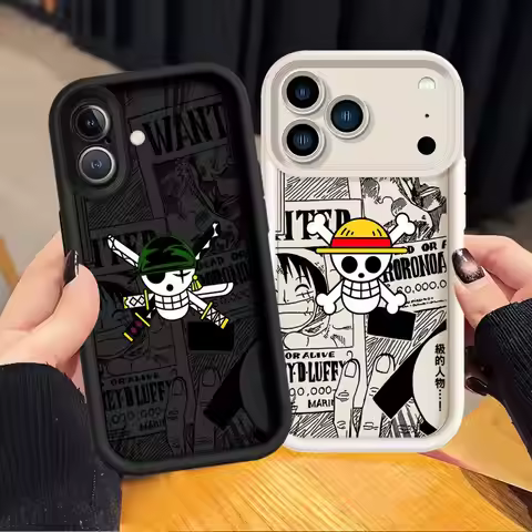 One P-Pieces Luffys Logo Phone Cover Case for Apple iPhone 17 Pro Max 12 14 Plus 16 13 Mini 16e 15 1