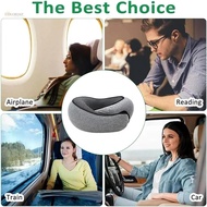 Memory Foam Travel Pillow with Eye Masks Head Support Travel Neck Pillow