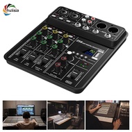 [chulisia] Professional Audio Mixer -audio -mixer -mixer 256 DSP Effects 4 Channel USB Audio Sound M