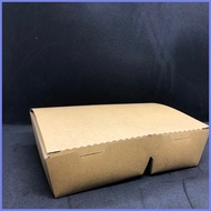 ◇ ❃ MEAL BOX 2 DIVISION | LUNCH BOX 2 DIVISION | BROWN SILVER| 25PCS PER PACK