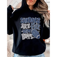 Sundays Are for Dem Boys Hoodie Dallas Football Shirt Cowboy Sweatshirt Texas Unisex Fashion Trend