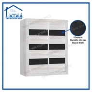 (Only KL & Selangor area)5 x 6.5 Feet Sliding Wardrobe - in 2 color