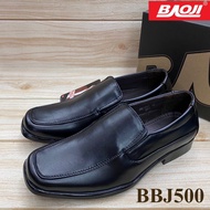 Baoji BBJ 500 รองเท้าคัชชูหนัง สีดำ ใส่เรียน/ใส่ทำงาน/ใส่ออกงาน (36-41)