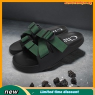 New [Ready Stock] Teva Sandals Men Slippers Vintage Cross Black Sandals Breathable Anti-Slip Sandals Korean Style LPOB